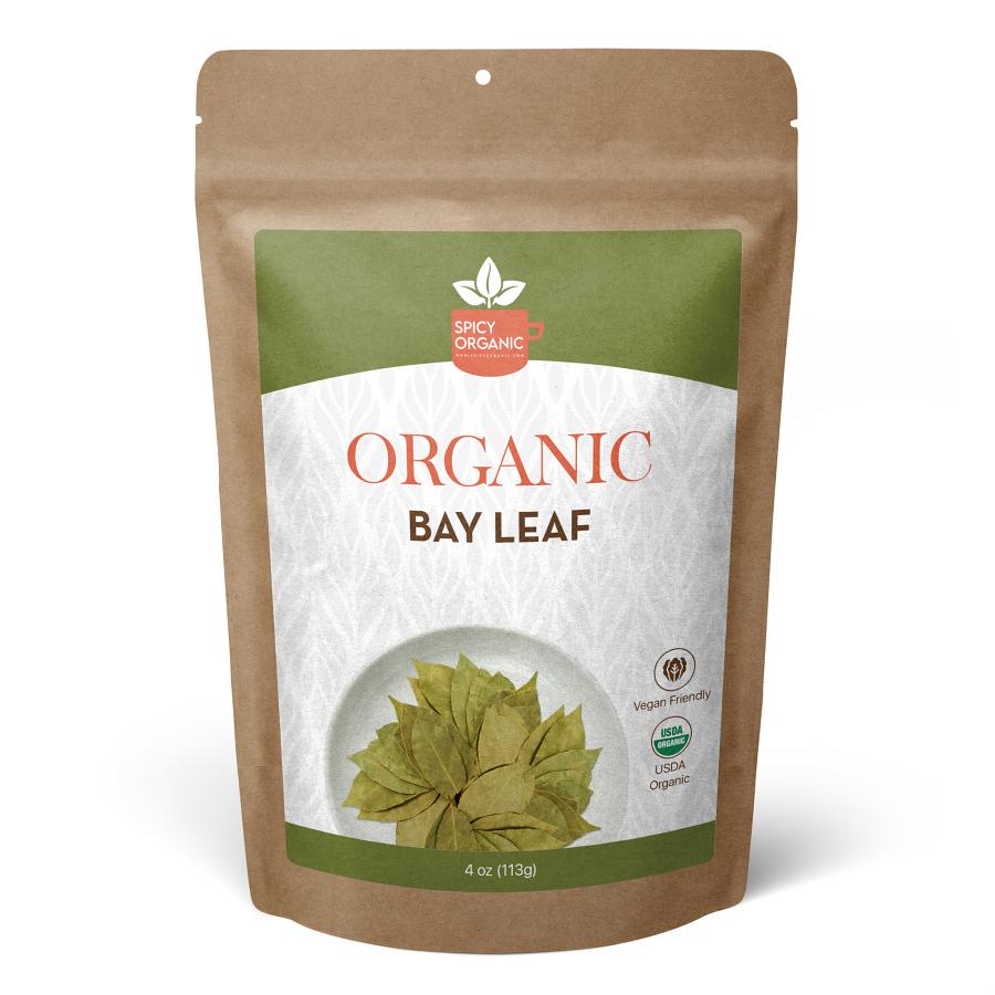 Organic Bay LeafBay Leaves Dried 4 OZ 51686 Buy Organic Spices Online
